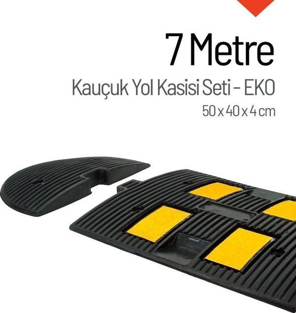 Kauçuk Hız Kesici, Yol Kasisi 50 x 40 x 4 cm - EKO - 7 Metre - Image 1