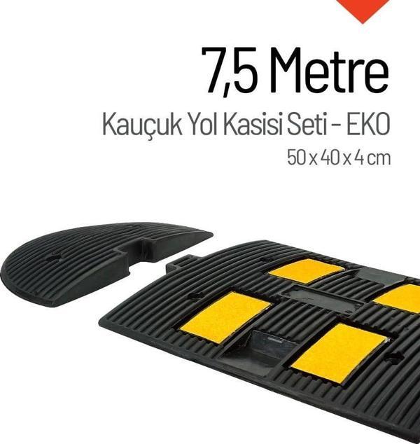 Kauçuk Hız Kesici, Yol Kasisi 50 x 40 x 4 cm - EKO - 7,5 Metre - Image 1