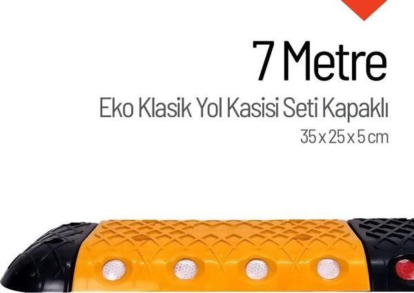 Eko Klasik Hız Kesici Set Kapaklı Plastik, Yol Kasisi 7 Metre - Image 1