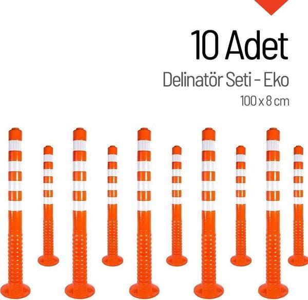 Delinatör 100 x 8 cm EKO 10 Adet, Esnek Duba - Image 1