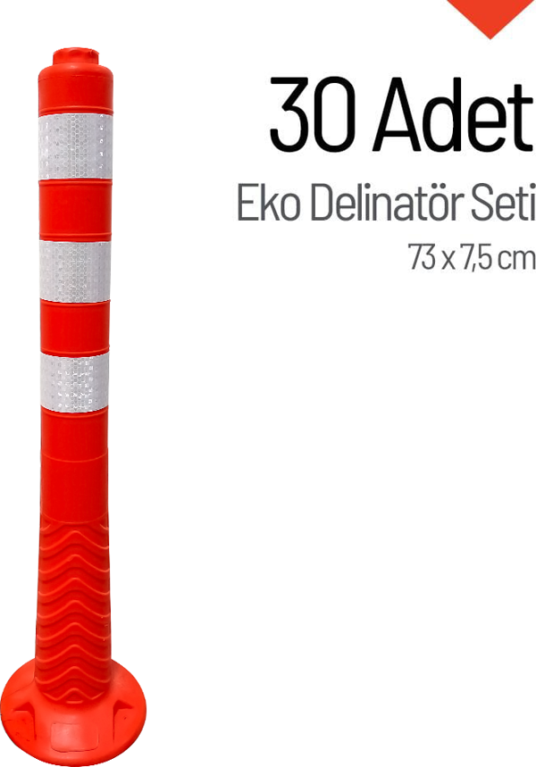 30'lu Delinatör 73 x 7,5 cm EKO, Esnek Duba - Image 1