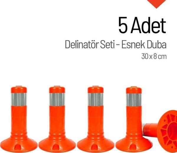 5`li Delinatör Set 30 x 8 cm, Esnek Duba - Image 1