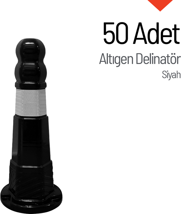 50'li Altıgen Delinatör Seti, Esnek Duba - Image 1