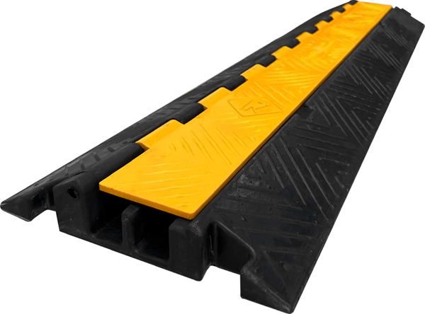 Kablo Kanallı Hız Kesici 2 Kanallı, Yol Kasisi 25,5 x 102,5 x 5 cm - Image 1