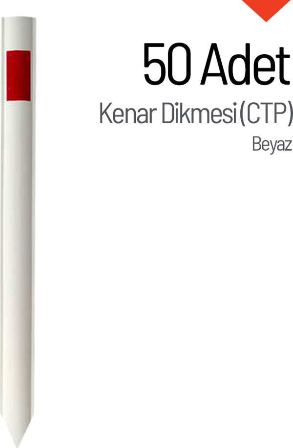 50'li Kenar Dikmesi Seti (CTP) Beyaz - Image 1