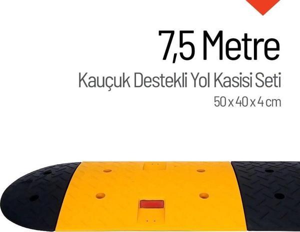 Kauçuk Yol Kasisi Destekli, Hız Kesici Set 7,5 Metre - Image 1