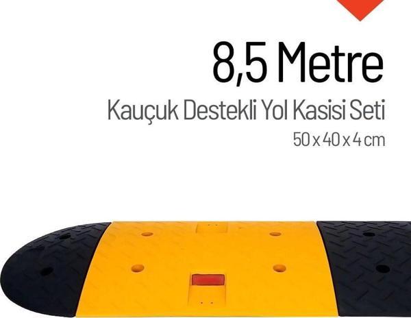 Kauçuk Yol Kasisi Destekli, Hız Kesici Set 8,5 Metre - Image 1