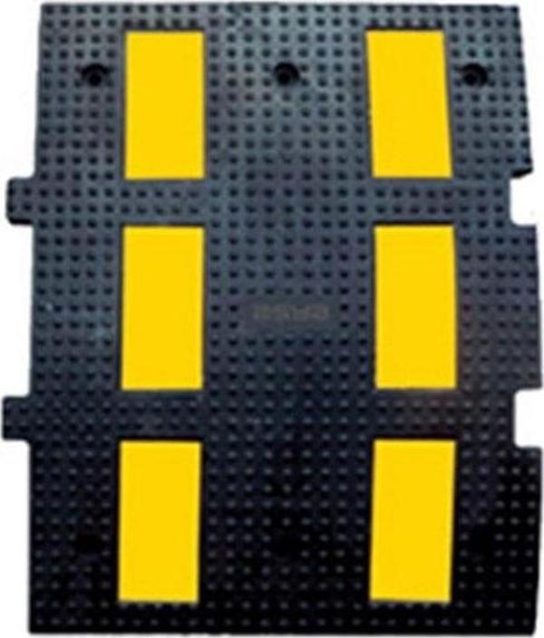 Kauçuk Hız Kesici 6 Bantlı, Yol Kasisi 50 x 60 x 4,5 cm - Image 1