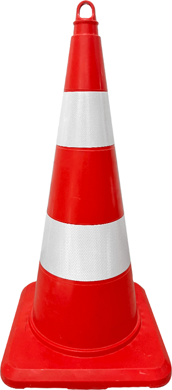 TPE Trafik Konisi 75 cm Çift Reflektifli Trafik Dubası - Image 1