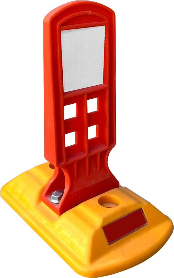 Uyarı Levhalı Şerit Ayırma Butonu 26x16x28 cm - Image 1