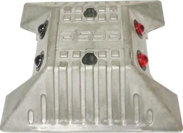 Metal Yol Butonu 12x12x2,8 cm - Image 1