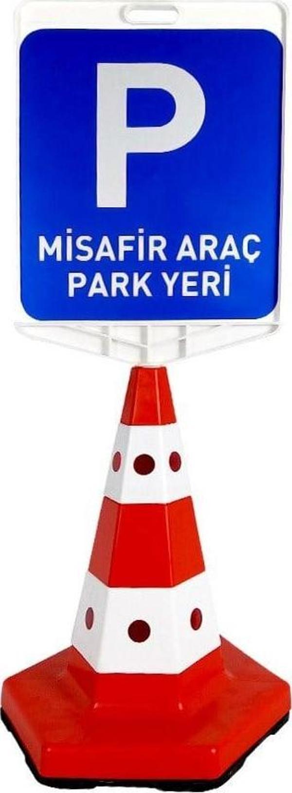Misafir Araç Park Yeri Çift Taraf Baskı Klasik Kedi Gözlü Ağırlıklı Koni Seti Trafik Dubası - Image 1