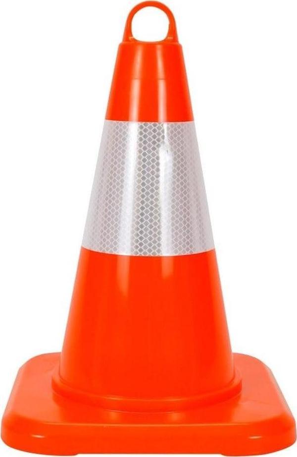 PVC Trafik Konisi 32 cm Reflektifli Trafik Dubası - Image 1