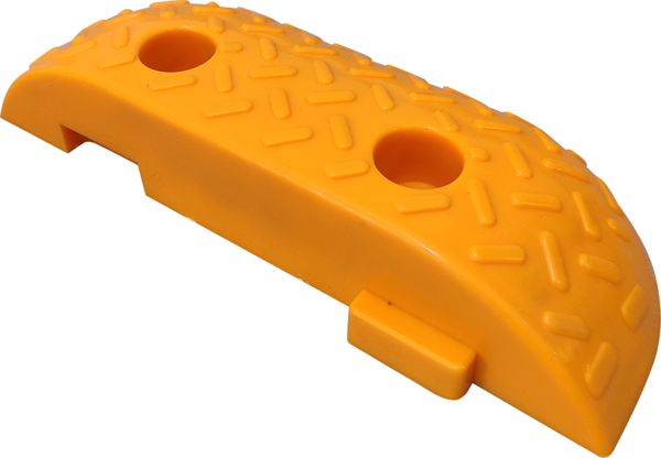 Yüksek Etkili Hız Kesici Kapağı, Yol Kasisi Kapağı 10 x 25 x 5 cm Sarı - Image 1
