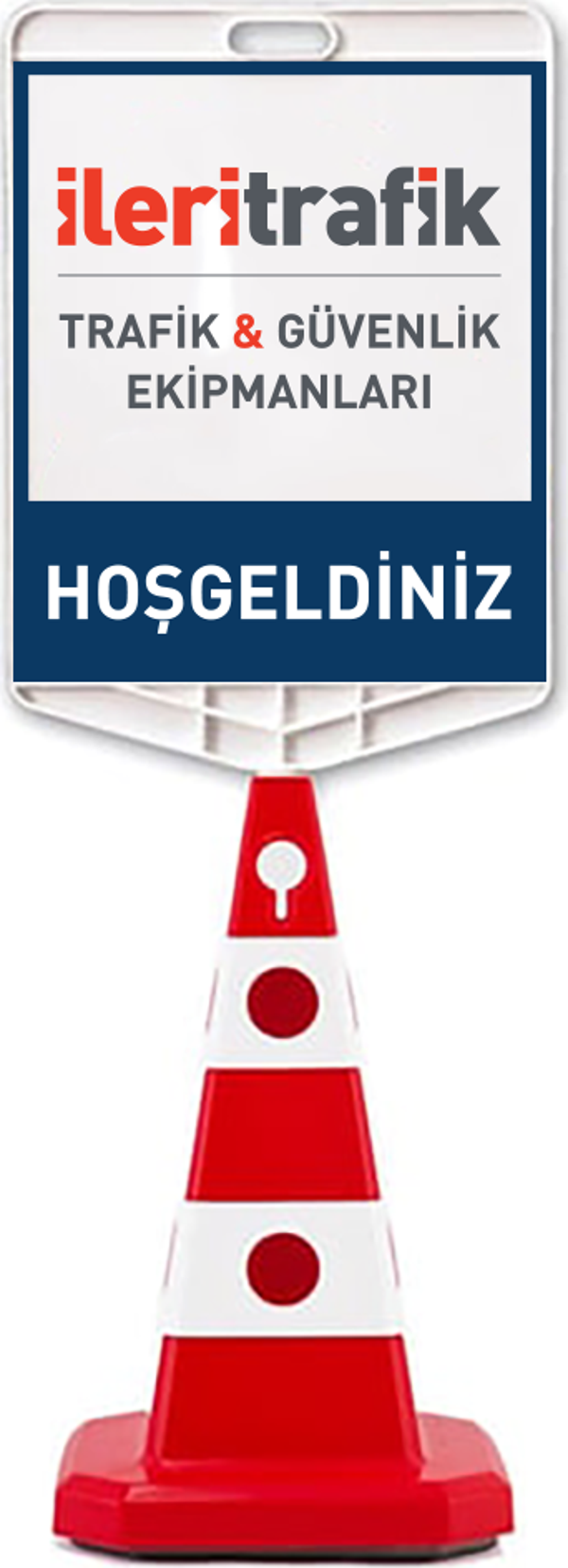 Şirkete Özel Logo Çift Taraf Baskı + Ultra Kedi Gözlü Ağırlıklı Trafik Konisi Trafik Dubası - Image 1