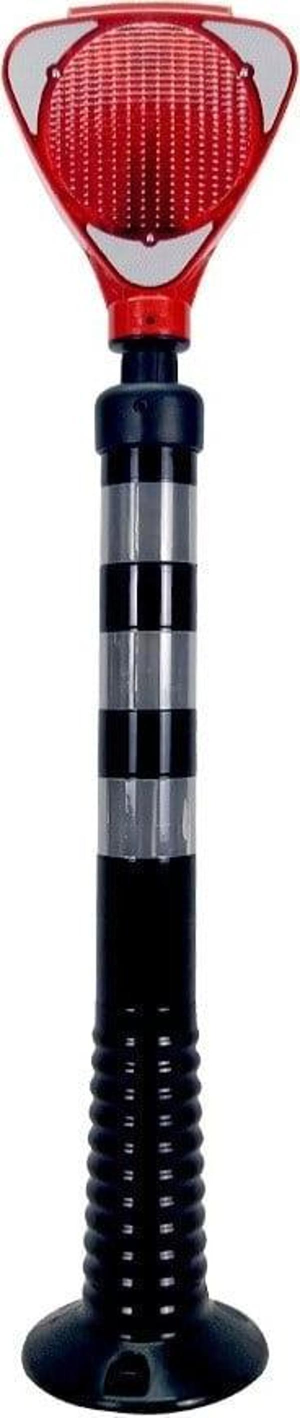 Solar Kırmızı Üçgen Flaşörlü Siyah Delinatör Seti - Image 1