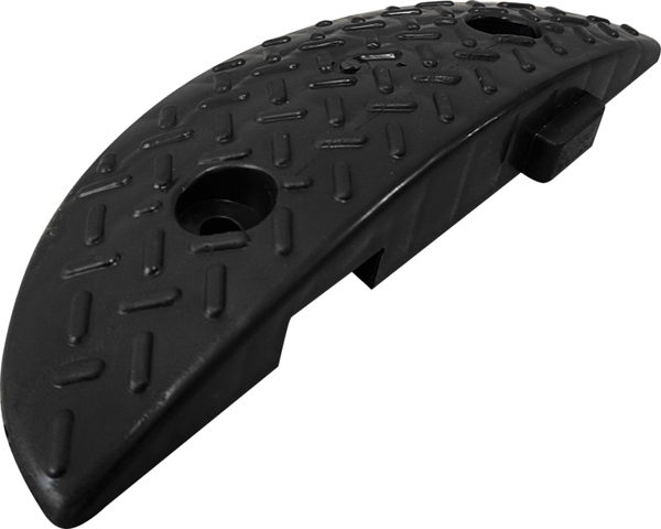 Oval Hız Kesici Kapağı, Yol Kasisi Kapağı 10 x 30 x 5 cm Siyah - Image 1