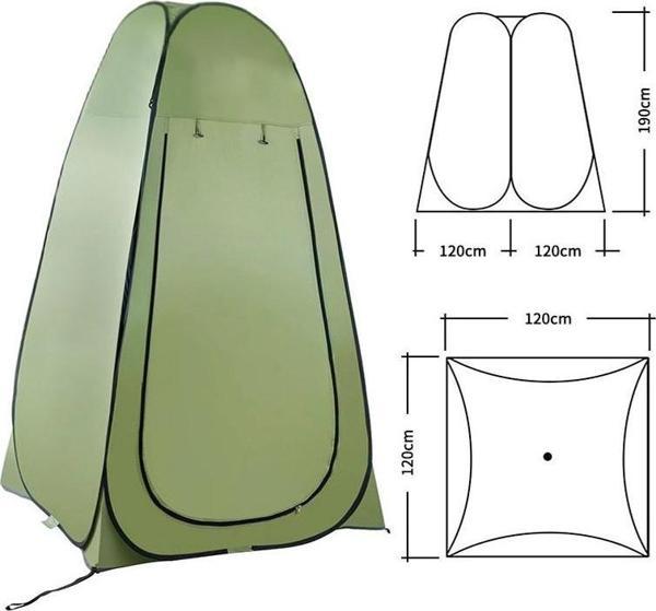 Kamp Plaj Duş Wc Otomatik Giyinme Çadırı 120X120×190 Portatif Çadır Giyinme Çadırı - Image 1
