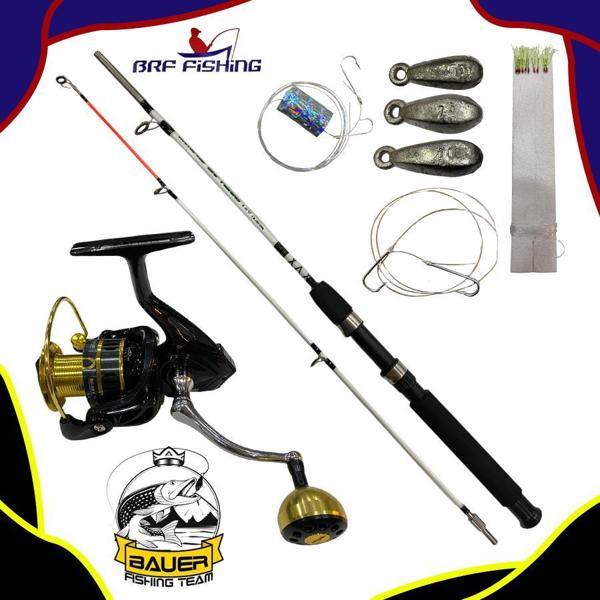 Bauer Chakal 5000 White Pro 120 cm 100-250 Gr Tekne Olta Takımı Seti - Image 1