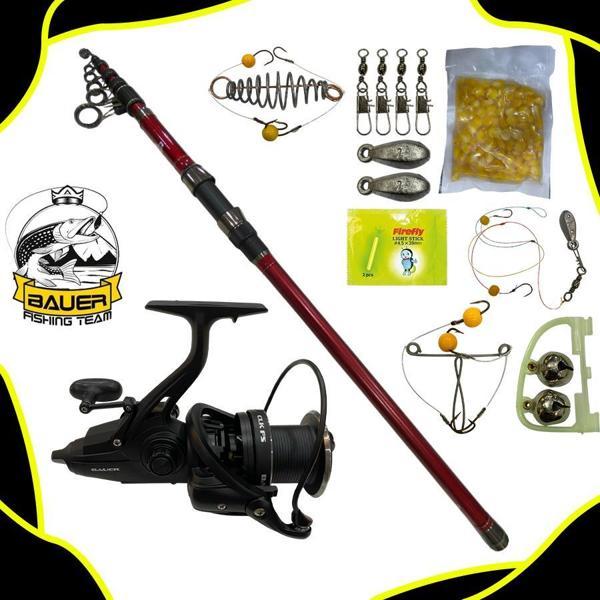 Bauer CLK FS 7000 Pro Red 420 Cm 100-250 Gr Sazan Olta Takımı Seti - Image 1