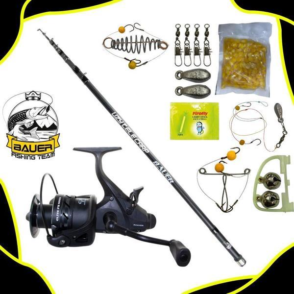 Bauer Elite 6000 Uzy 360 Cm 3,5LB Sazan Olta Takımı Seti - Image 1