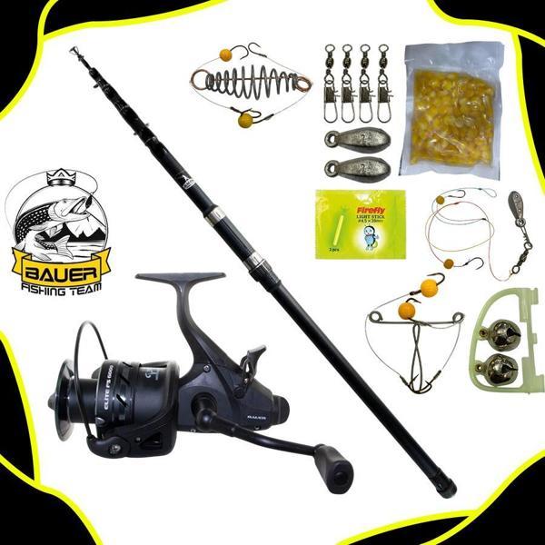 Bauer Elite 6000 Uzy 390 Cm 3,5LB Sazan Olta Takımı Seti - Image 1