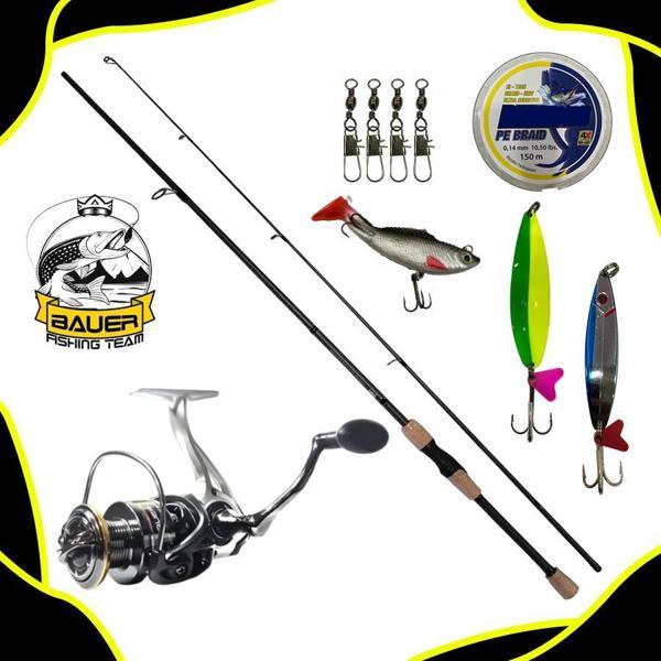 Bauer Rocha 3000 Raicho 210 Cm 10-40 Gr Spin Olta Takımı Seti - Image 1