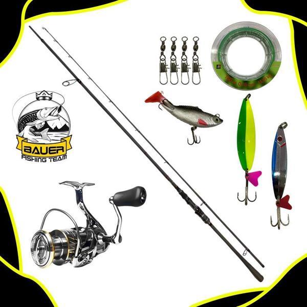 Bauer Rocha 4000 Quadro 270 Cm 15-40 Gr Spin Olta Takımı Seti - Image 1