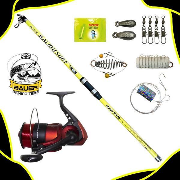 Bauer Surya 7000 Malibu 420 Cm 100-200 Gr Surf Olta Takımı Seti - Image 1