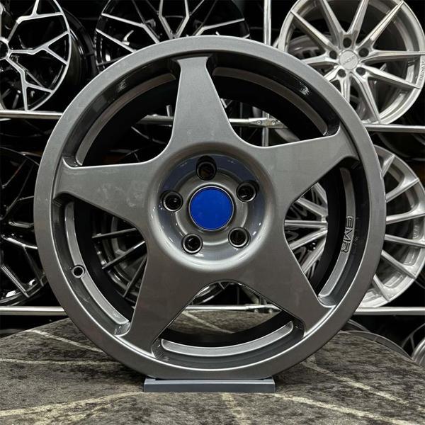 16 inç 5x100 SPEEDLİNE POLO İBİZA EGEA UYUMLU Gun Metal Jant Modeli Volkswagen Seat Fiat - Image 1