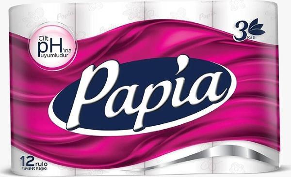 PAPİA TUVALET KAĞIDI 12'Lİ - Image 1