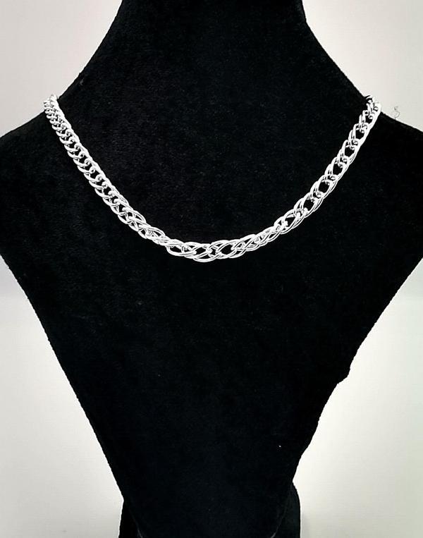 Gümüş Renk Zincirli Figürlü Karamaz Lüks Kolye - Image 1