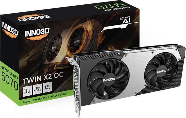 Inno3D GeForce RTX 5070 Twin x2 OC 12GB 192 Bit GDDR7 Ekran Kartı - Image 1