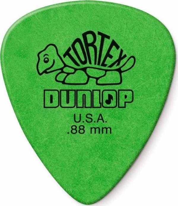 JİM DUNLOP 418P.88 TORTEX STANDART .88 MM YEŞİL PENA - Image 1