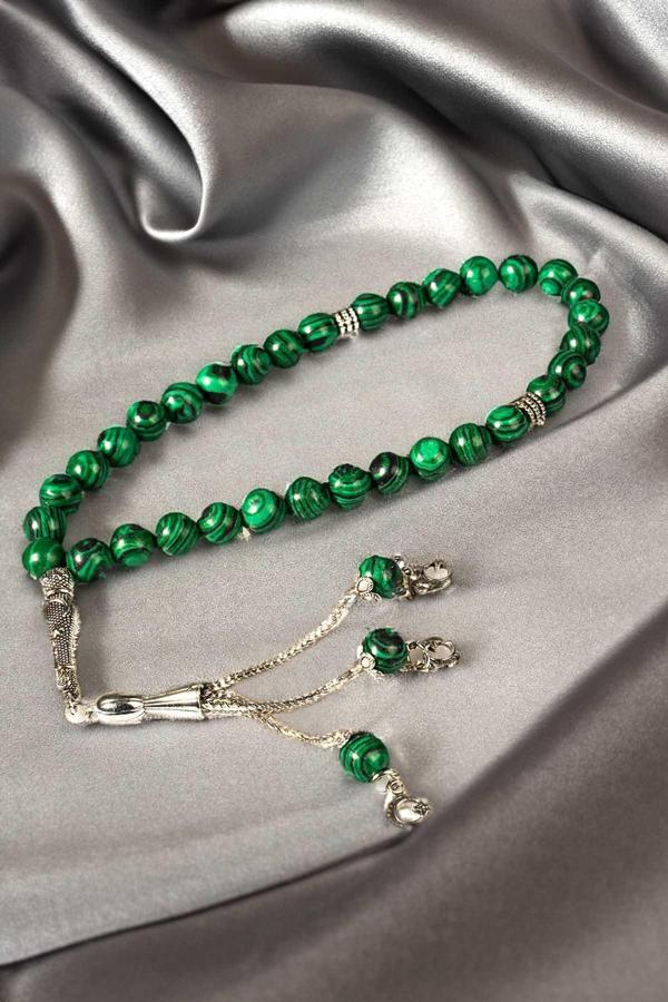 Küre Malakit Taşı Taşı Tesbih - Image 1