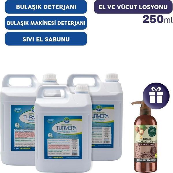 Turmepa Ev Temizlik Seti 3, El ve Vücut Losyonu Hediye - Image 1