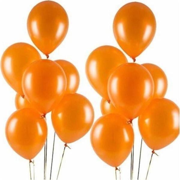 Parti Station 12'İnç Turuncu Balon 10 Adet - Image 1
