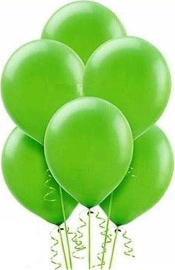 Parti Station 12'İnç Yeşil Balon 10 Adet - Image 1