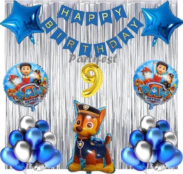 Parti Station Paw Patrol Balon Seti Paw Petrol Yaş Balon Seti Paw Patrol Doğum Günü Set Paw Patrol Chase - Image 1