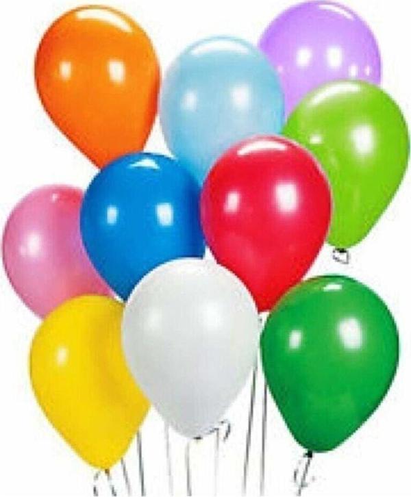 Parti Station Latex Karışık Renk Balon 10 Adet - Image 1