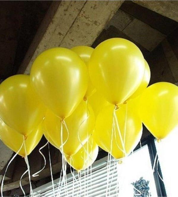 Parti Station Latex Sarı Balon 10 Adet - Image 1