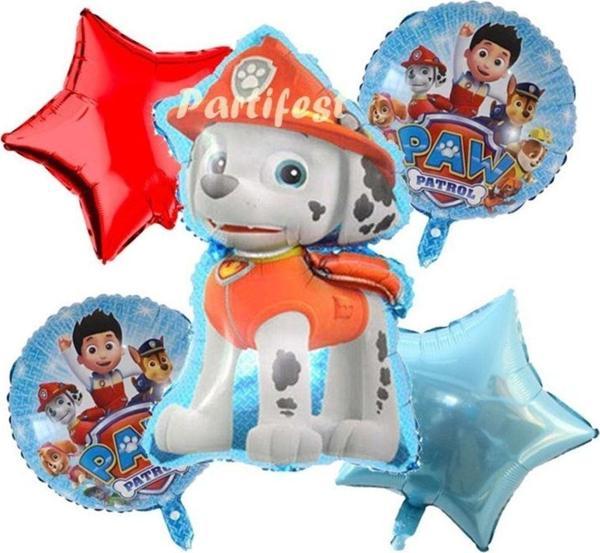 Parti Station Paw Patrol Balon Seti Paw Petrol Yaş Balon Seti Paw Patrol Doğum Günü Set Paw Patrol Marshall - Image 1