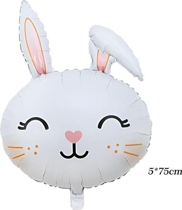 Parti Station Tavşan Bunny Konsept Balon Easter Sevimli Tavşan Woodland Doğum Günü Parti Balon - Image 1