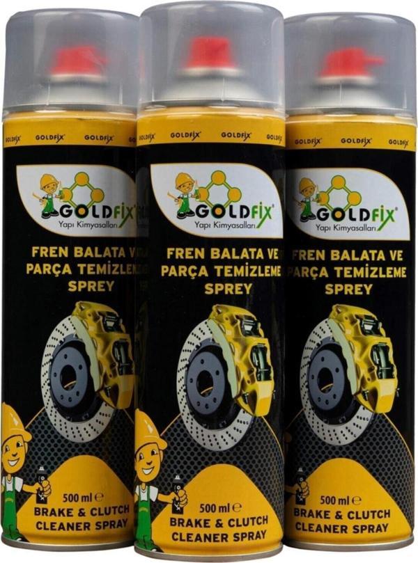 Goldfix Fren Balata ve Parça Temizleme Sprey 500 ml (350GR) x 3 Adet - Image 1