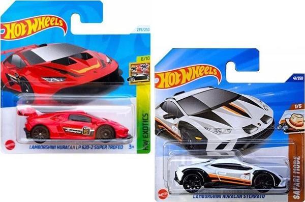 2 Araç Hot Wheels Set - Lamborghini Huracan Sterrato & Lamborghini Huracan LP 620-2 Super Trofeo - Image 1