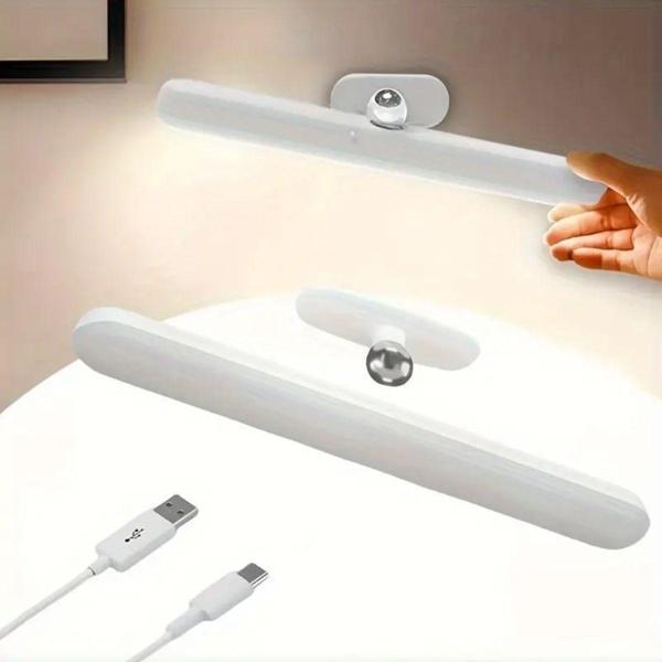 BUFFER® Dokunmatik USB İle Şarj Olabilen 27 cm Led Aydınlatma Makyaj Aynası - Image 1