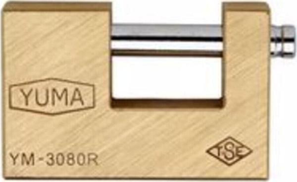 Yuma - Kayar Milli Asma Kilit 80 Mm Ym3080R Ym-3080 - Image 1