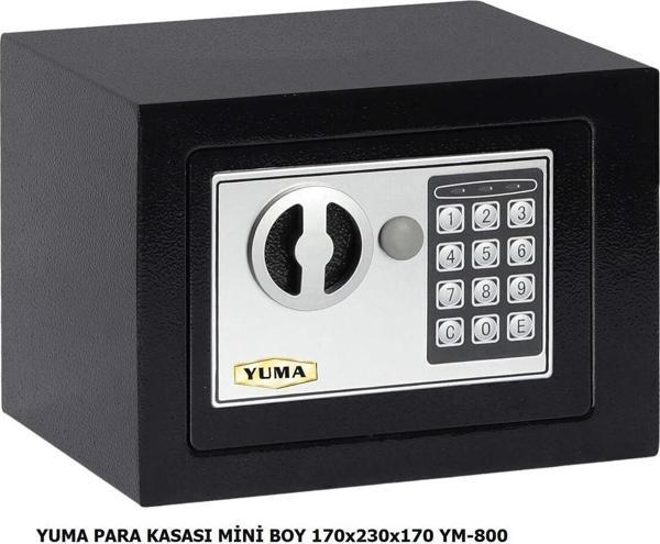 Yuma Para Kasası Şifreli Anahtarlı Mini Boy Ym-800 - Image 1