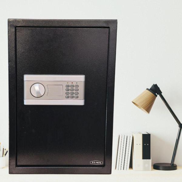 Yuma Ym-801-Xxl Elektronik Şifreli Ve Anahtarlı Çelik Kasa - Image 1