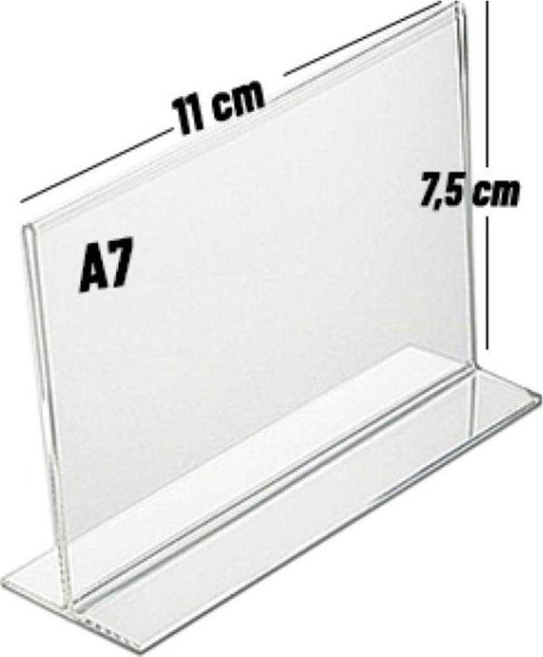Promomax A7 T Tipi Yatay Pleklsi Föylük (20 Adet) - Broşürlük - Etiketlik - Image 1